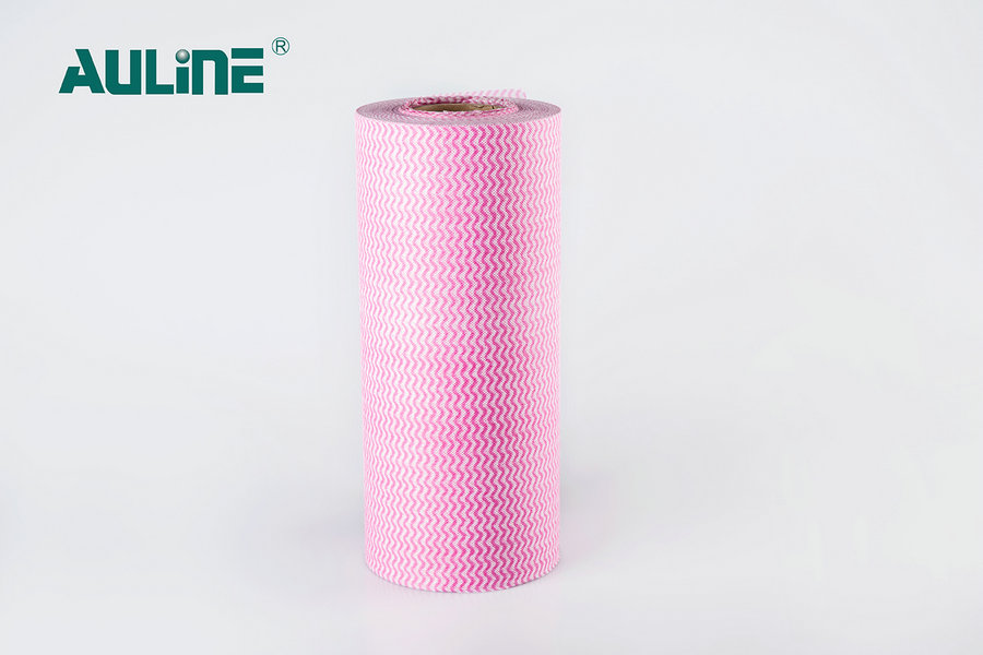 Undee Printed Woodpulp Series dari Spunlace Nonwoven Pink